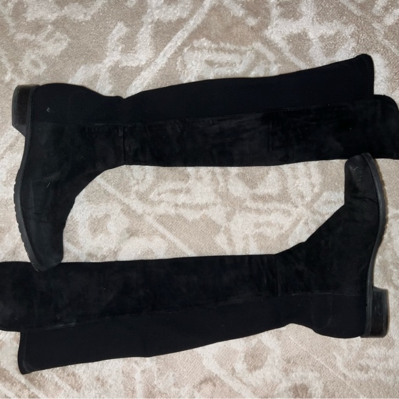 Stuart Weitzman suede over the knee size 9 black Worn only a handful of times - Picture 4 of 6
